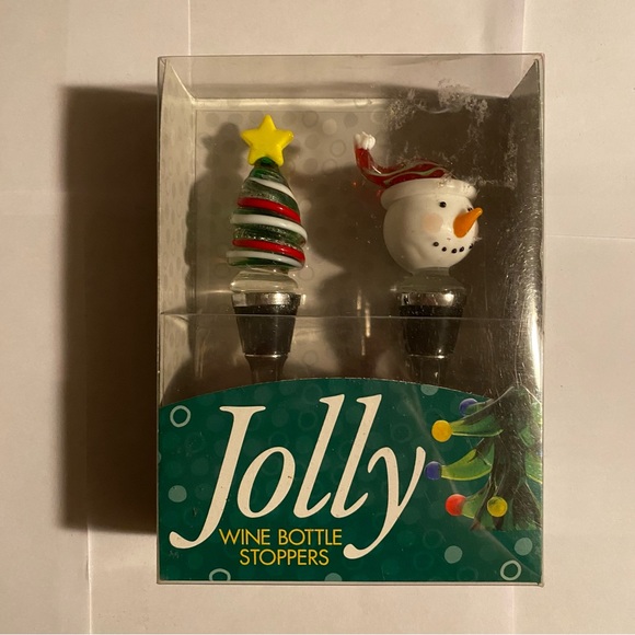Jolly Wine Bottle Stoppers - Picture 1 of 2
